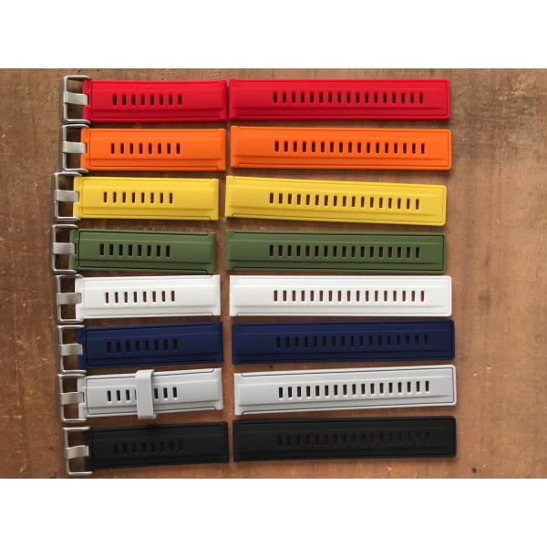 Роскошный ремешок силиконовой резины замены 22mm соединяет сертификат ROHS