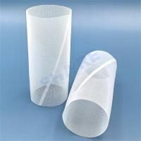 Filtro de tubo de malha de nylon PET PP de solda oblíqua utilizado para moldagem por injecção, costura sobreposta