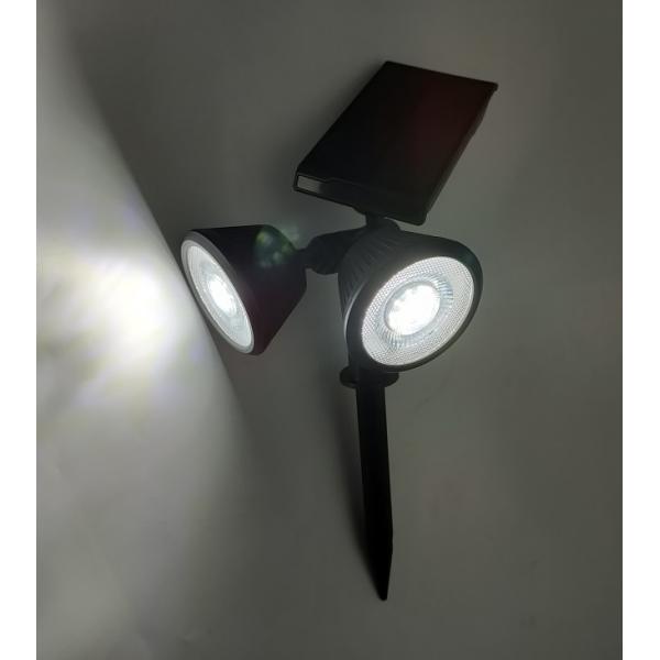 СИД сада ABS 16LED солнечное приведенное в действие освещает двойную батарею лития 25x14x16.5cm голов 2000mah 18650