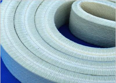Wear Resisting Industrial Felt Fabric White Polyester Felt Belt Without Joints