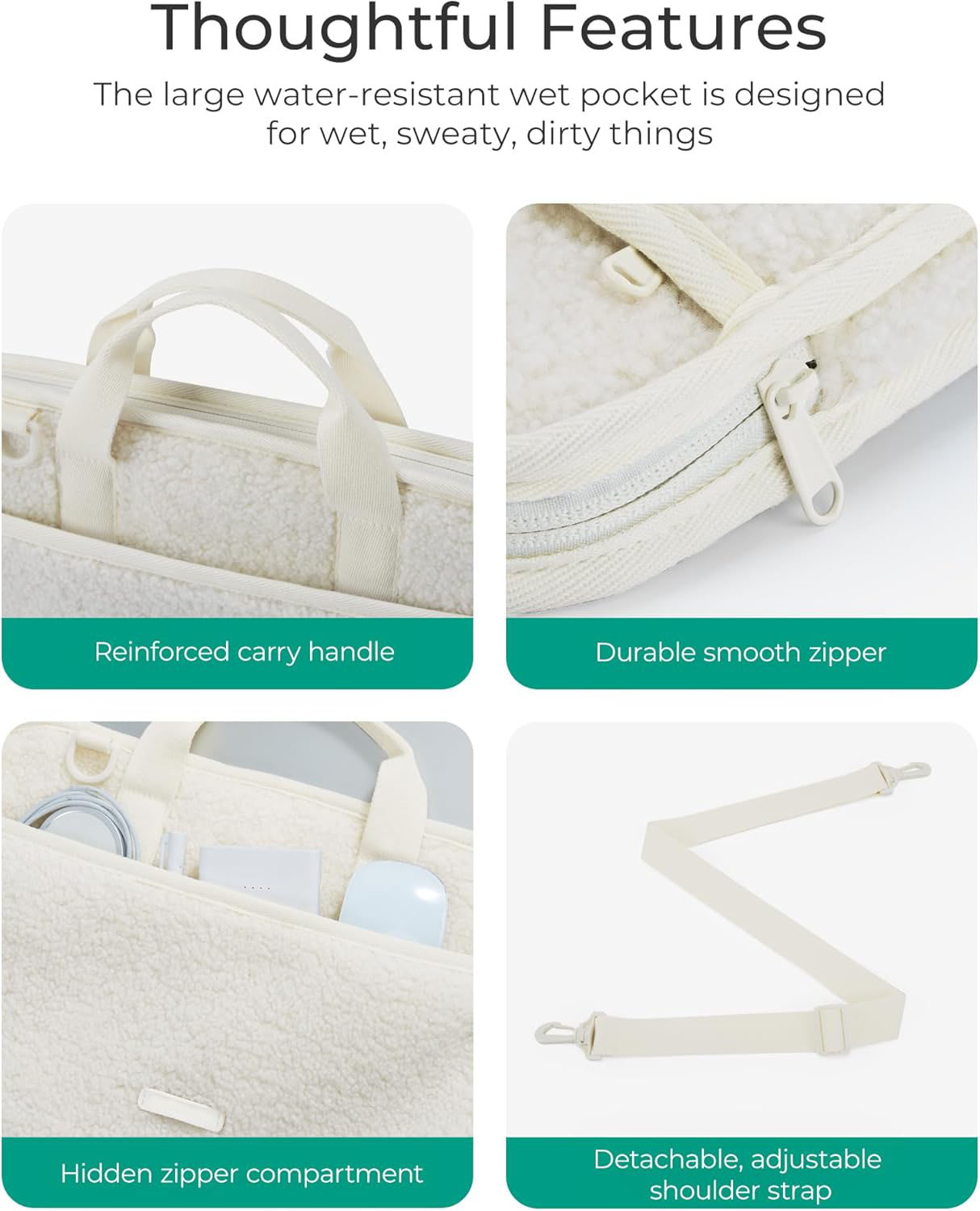 Custom Thin Business Faux Fur Laptop Bag Shockproof Computer Sleeve with Adjustable Removable Shoulder Strap Handbag Cover Wholesale OEM/ODM/Private Label