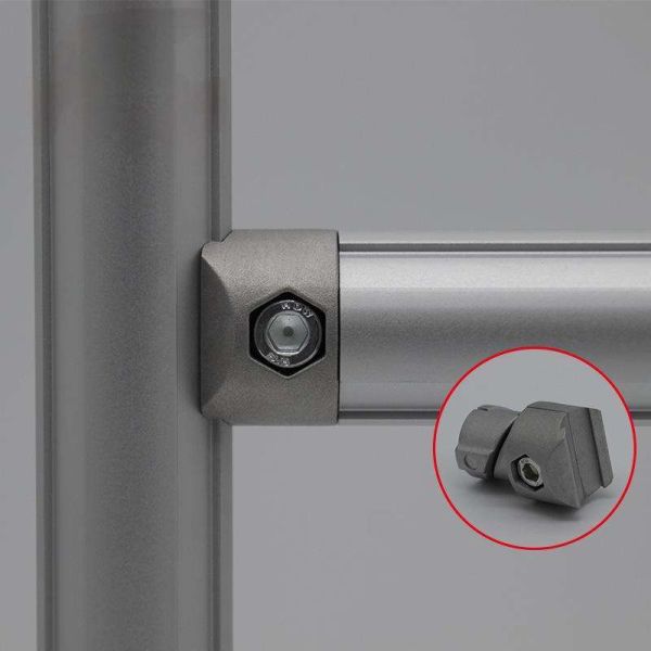 DYJ43-B01 Fabricante Conexión interna directa Tubo de aluminio de baja inclinación Junta de tubería de aluminio