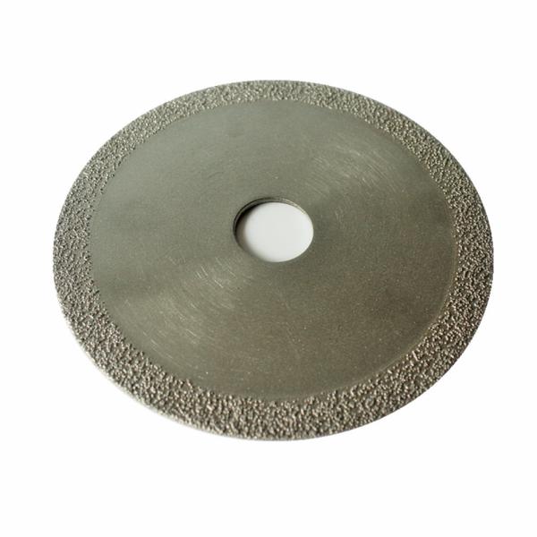 o vácuo de 4inch 100×0.8×5×16mm soldou a emergência de aço inoxidável do fogo do metal do mármore do ferro fundido de Diamond Saw Blade For Cutting