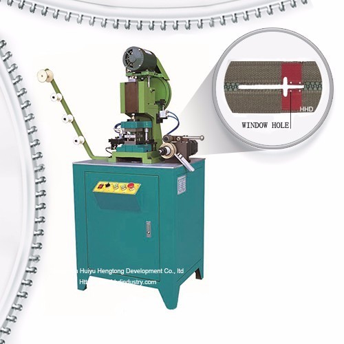 2500 pièces/60cm/heure Machine de poinçonnage automatique de fermeture éclair en plastique