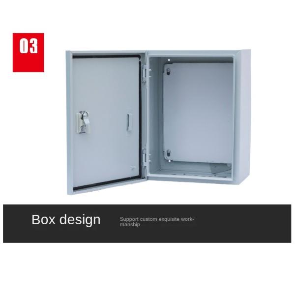 Steel Electrical Junction Box Indoor & Outdoor Electrical Enclosure Box Wall Mounted Waterproof&Dustproof Metal Box