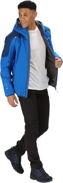 ‎Oxford Prussian Elastic Lined Waterproof Hooded Walking Coat