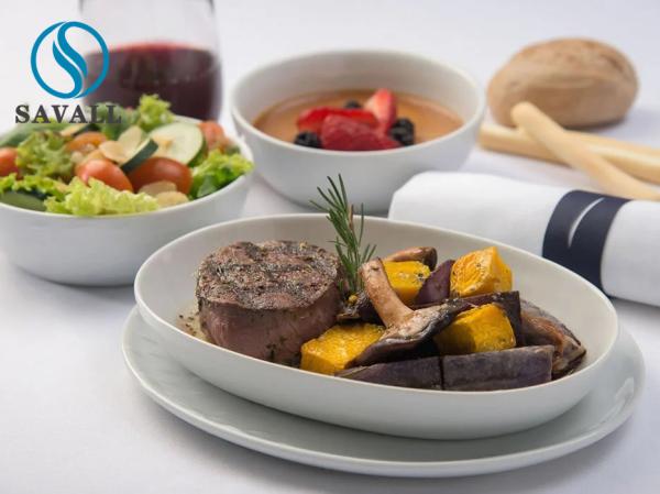 Super White Round Airline Dinnerware A Grade Fine Porcelain Dinner Set