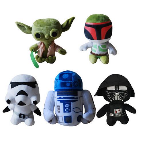 8 Inch Cute Star Wars Cartoon Disney Plush Dolls Green For Collection