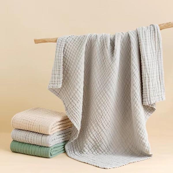 Multiple Colors Cotton Gauze Blanket 90*90 cm Breathable Multifunctional Blanket