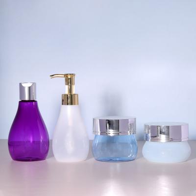 150ml 160ml PET Bottles Purple Empty Foam Spray Bottle For Upscale Cosmetic Packaging
