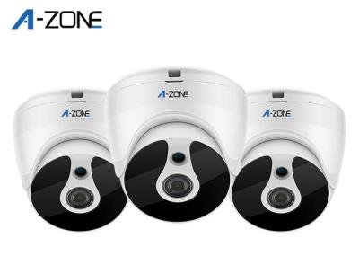 Ip Waterproof  Closed Circuit Television Cameras , White Dome Cctv Camera 1536P Image Sensor