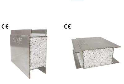 Stainless Steel Rock Wool MGO PU Cleanroom Sandwich Panel Sound Insulation