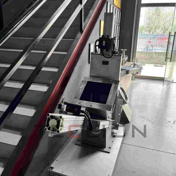 Valve de déviation à double lame en acier inoxydable pour le transport de matériaux