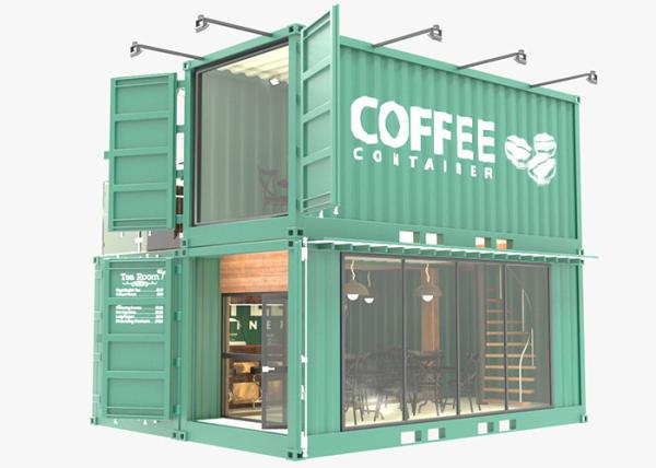 Topshaw 10 foot Container Coffee Shop, 10ft Container Bar , Container Restaurant for sale