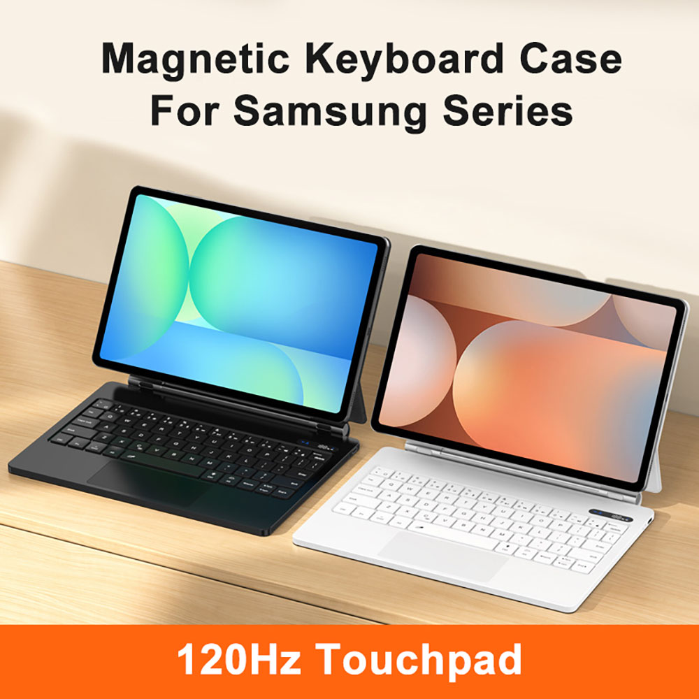 Wholesale BT Magnetic Magic Keyboard Scissor Keys with Digital Power Display for Samsung Galaxy Tab S7+/S8+/S9+/S10+/S7 FE/S9 FE