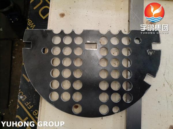 ASME SA36 Carbon Steel Baffles Used In Heat Exchanger Customized Size