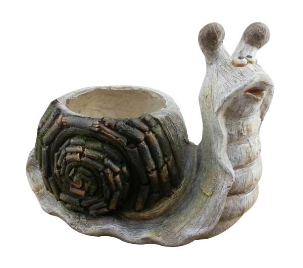 19 Natural Snail Decorative Outdoor Planters For Garden / Patios 