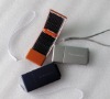 Eco - friendly orange portable solar cell phone Charger For Cell Phone, MP3 / MP4 player 