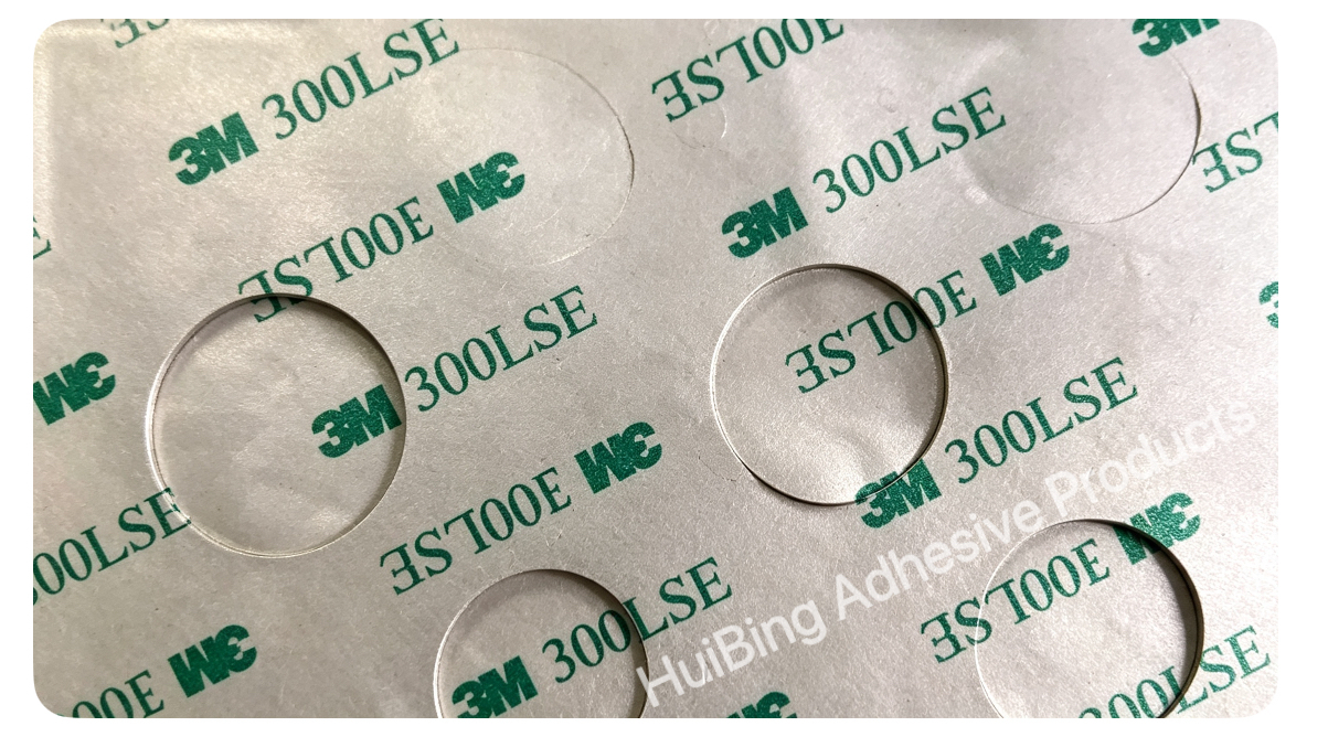 0.17mm Round Die Cut Adhesive Tape Insulation 3M9495LE Strong Sticky Circle