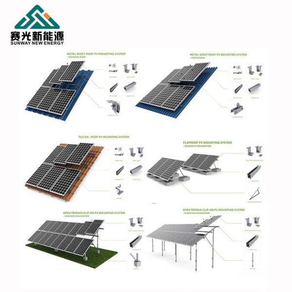 パワフル 12kw オン・グリッド 太陽光PVシステム オン・グリッド 太陽光システム 3kw