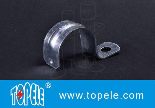 Zinc Plated Steel EMT Conduit And Fittings With One-hole Clip / EMT Conduit Strap