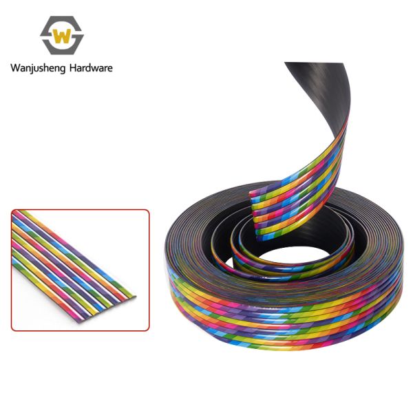 Plastic Gold Car Trim Strip Furniture Upholstery Bed Decorative Strips Edge Sofa