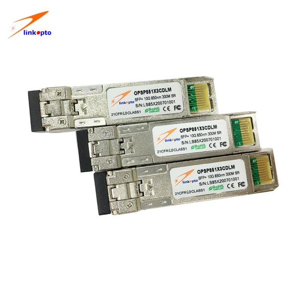 Соединитель LC приемопередатчика модуля оптического волокна СТАРШЕГО SFP+ 10G 850nm 300m мультимодный