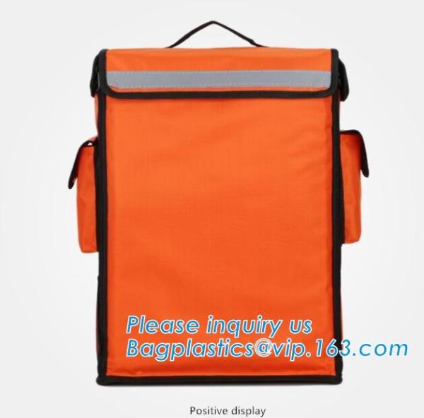 high quality whole foods backpack food delivery cooler bag with custom logo, rpet bag, thermal bag, food delivery packag