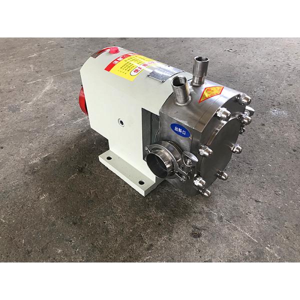 304 Stainless Steel Tri Lobe Pump , Heat Jacket Lobe Rotor Pump Low Pressure