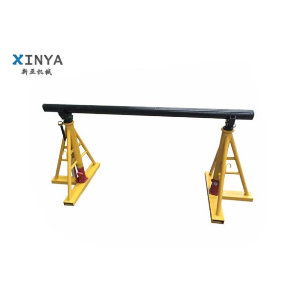 10T Hydraulic Cable Reel Stand with Hydraulic Lifting and Heavy Duty Steel Structure for Cable Drum Support