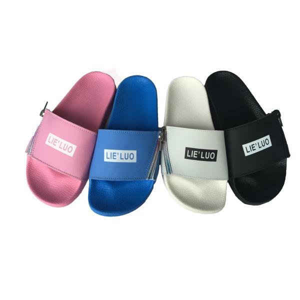 Fashion Mens Lightweight Summer Slippers , Durable Summer Bedroom Slippers