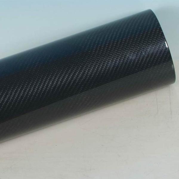 High Flexibility 3K Woven Roll Wrapped Carbon Fiber Tube With Good Durability