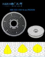Lente LED UFO para luces de bahía alta 154×4 piezas 3030/2835LEDs Lente de iluminación de alta potencia a prueba de agua
