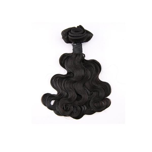 100% Human Small Body Funmi Hair Weave Bundles Coarse Hair Shedding Free