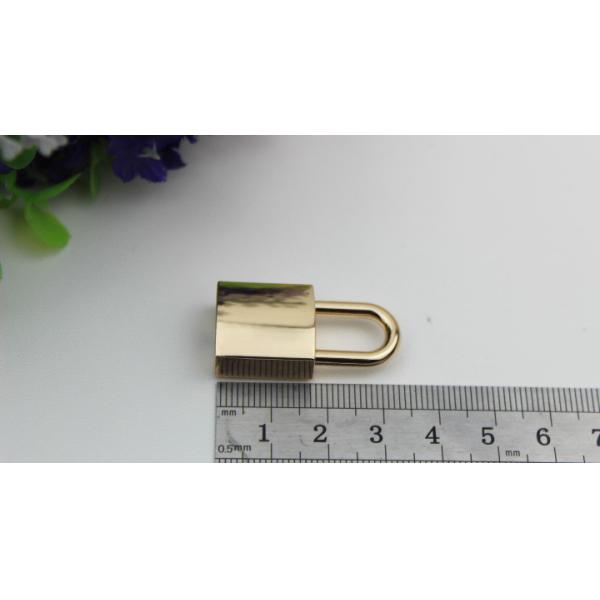 Korean style zinc alloy gunmetal color decorative lock with keys for bags