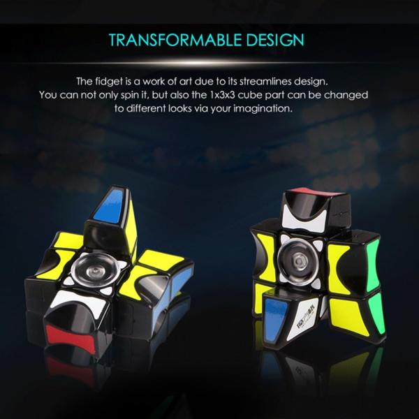 Kids Adults Fidget Spinners Cube 1x3x3 Floppy Cube Puzzle Toys Fingertips Hand Spinner