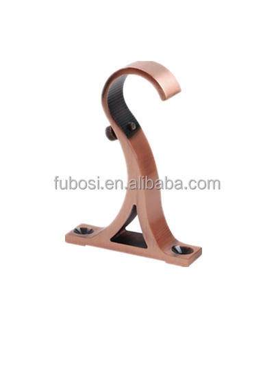 Decorative Curtain Bracket/ Metal Curtain Rod Wall Brackets