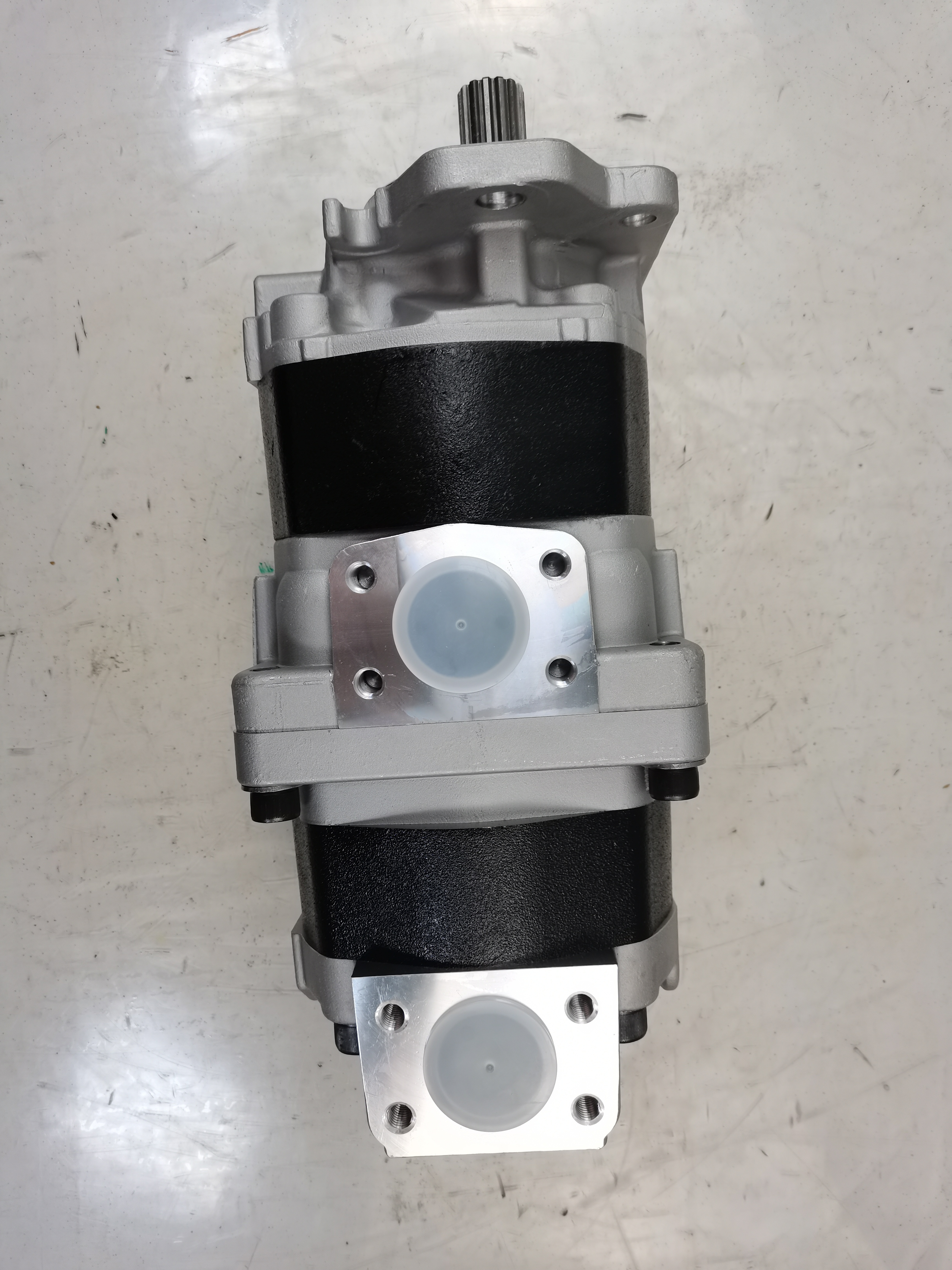 Factory Supply Gear Pump Hydraulic Pump Used in Heavy Dump Machinery And Vehicle Part Number SAL3-100+80 Iron and aluminum alloys Hydraulic Oil Pump