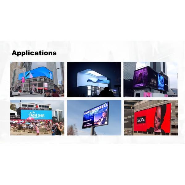 HD LED Outdoor Advertising Display Screens P2.6 P2.9mm 500X1000mm LED Cabinet