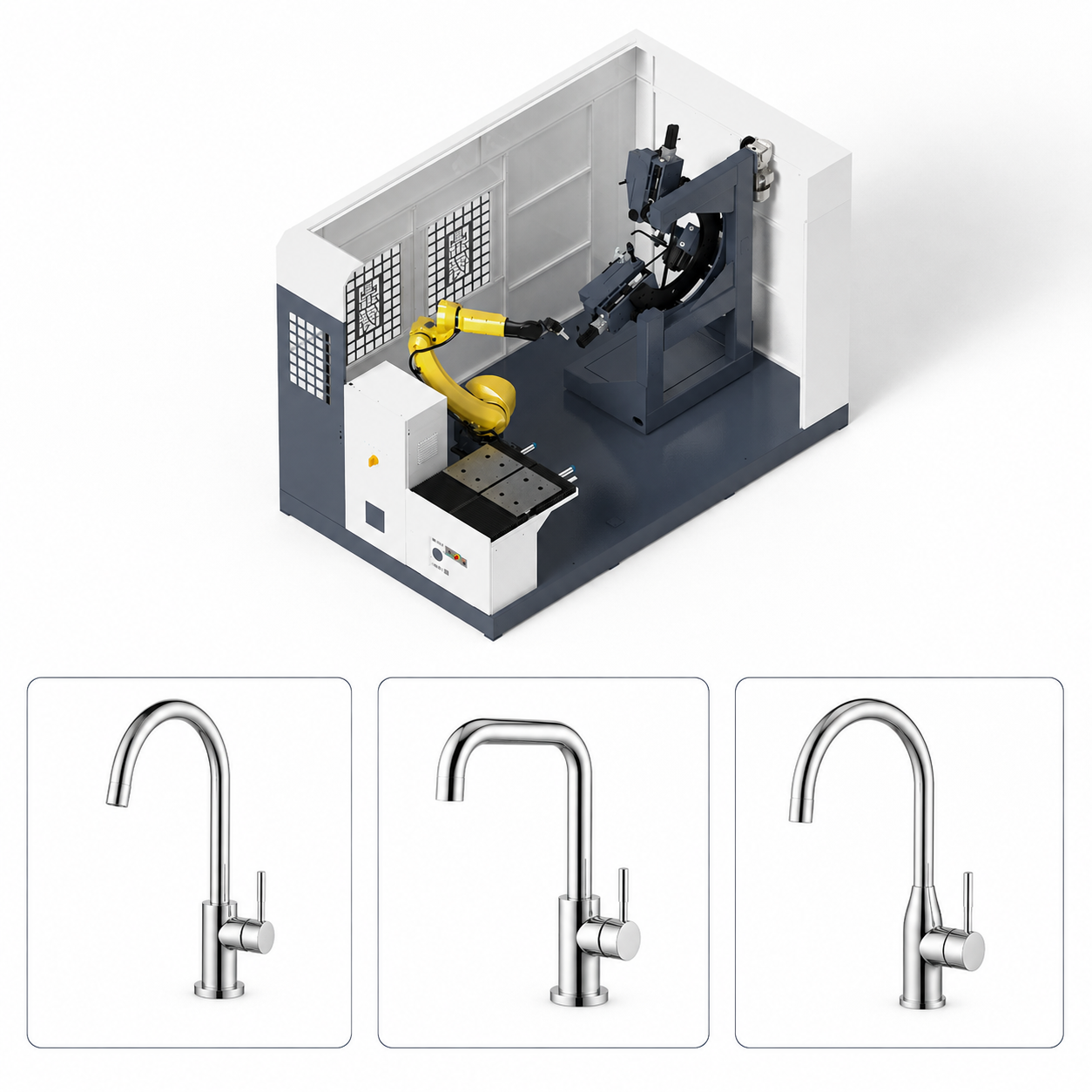 Automatic Grinding Machine for Gas Tank Belt Surface Metal Buffing Gearbox Metal Table and Chair Legs Professional