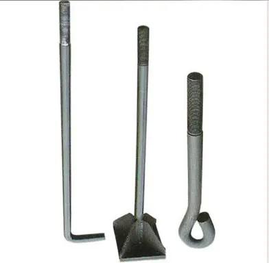 O parafuso de âncora de aço inoxidável de alta elasticidade da fundação soldou o aço para construção os parafusos de âncora encaixados