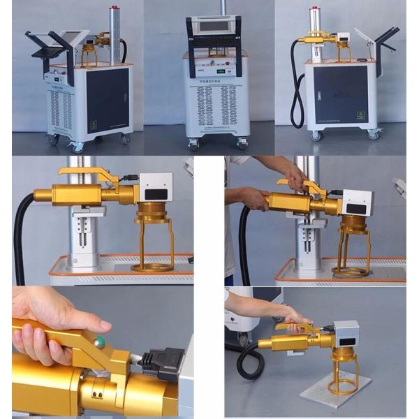 Handheld Fiber Laser Marking Machine With Overseas After Sales Service Center