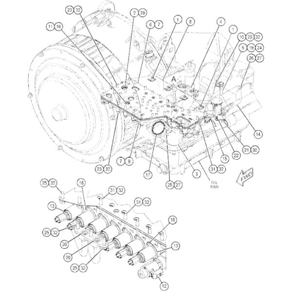518-5072 600-8815 423-6535 Solenoid Valve Tractor Electric Parts Fitting For D6T D5 D7