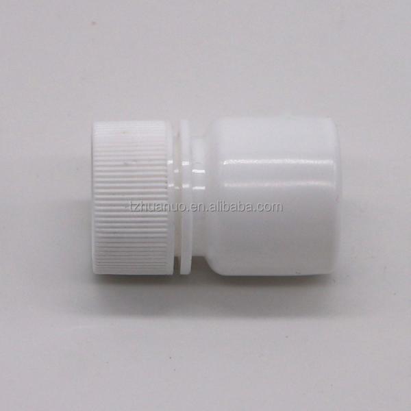 Medicine Solid Tablet Capsule Storage PE Plastic Bottle 5mL Round Shape with Screw Cap