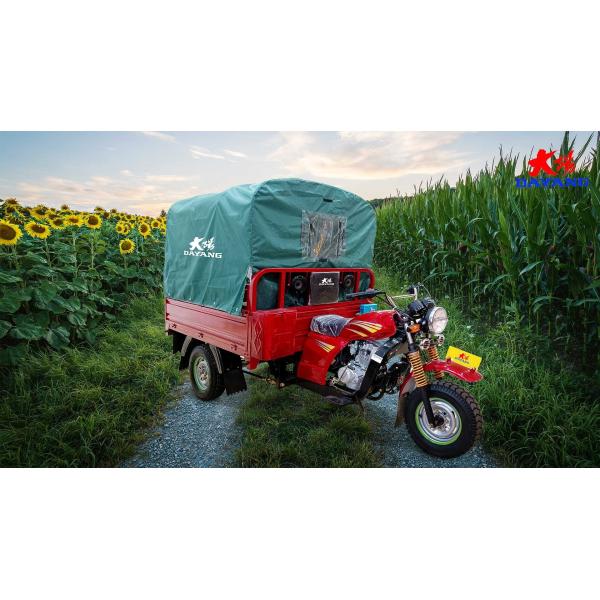 Моторизованный пассажирский трехколесный велосипед массой 500 кг для универсальных транспортных нужд