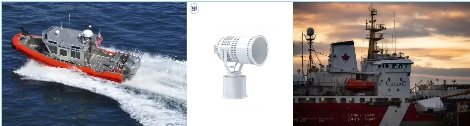 Luz de búsqueda y rescate LED marítima, resistente al agua y a la corrosión, IP66, acero inoxidable, rescate vital, prisión, buque de guerra, embarcación marina, expedición marítima