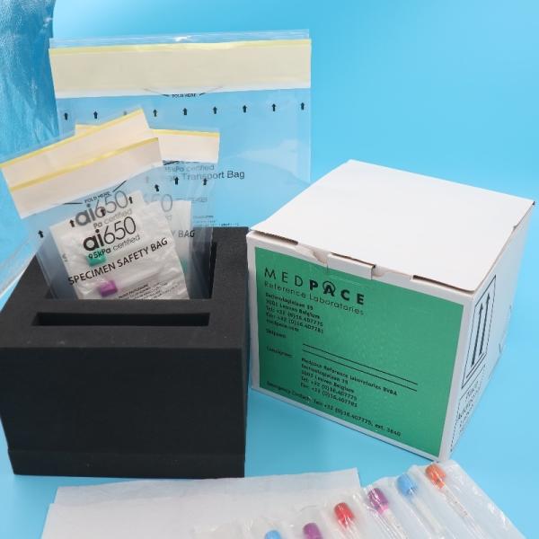 AI650 95kPa Biohazard Transport Bags 330mm x 170mm