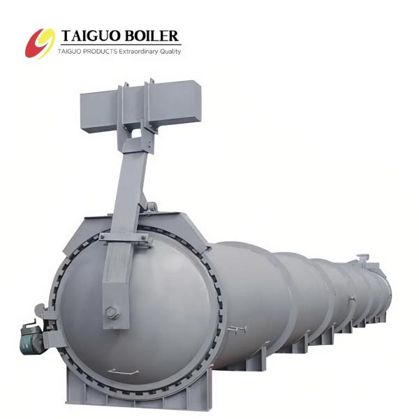 High Temperature Stainless Steel Industrial Autoclave AAC Block Machine