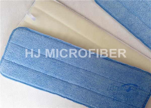 High Absorbent Blue Microfiber Dust Mop / Microfiber Flat Mops 5” X 18”