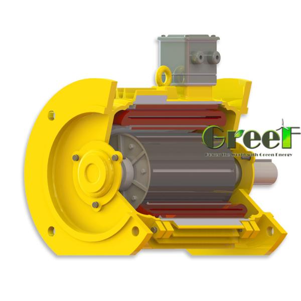 IP54 Horizontal Axis Low RPM Permanent Magnet Alternator 5kW